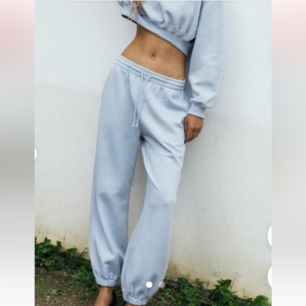 Zara Plush Jogging Pants size Small NWT